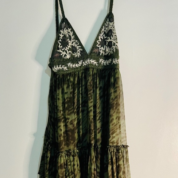 NWOT Free People Maxi Summer Dress with embroidery - Picture 2 of 5